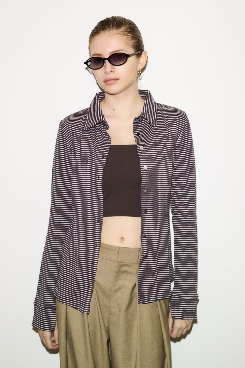 【THROW】MillerxTHROW シャツ M/BRN FREE