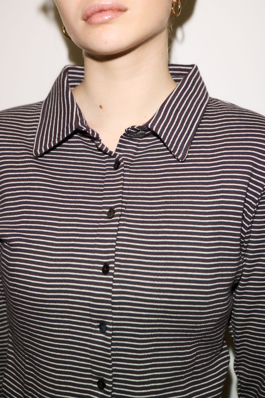 【THROW】MillerxTHROW シャツ M/BRN FREE