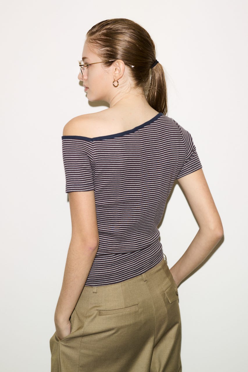 【THROW】MillerxTHROW ONESHOULDER トップス M/BRN FREE