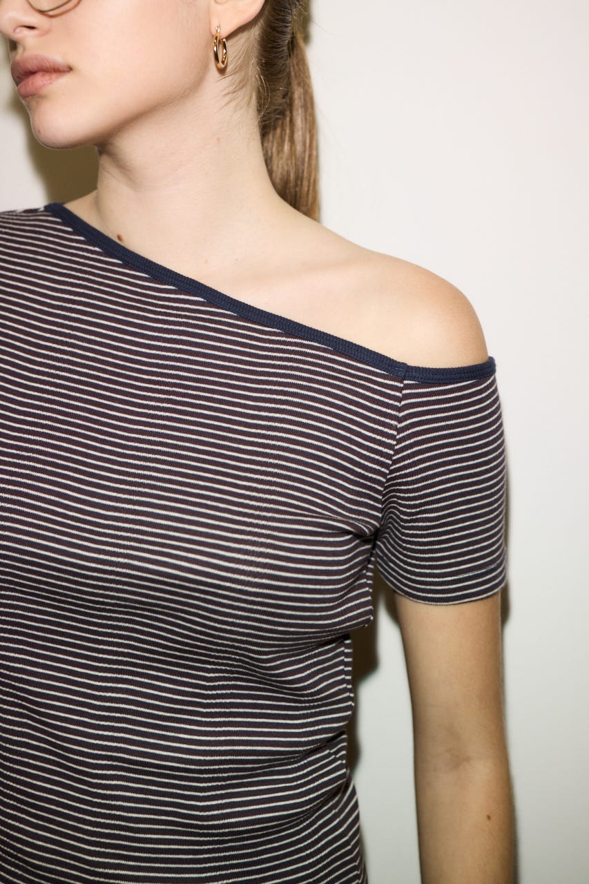 【THROW】MillerxTHROW ONESHOULDER トップス M/BRN FREE