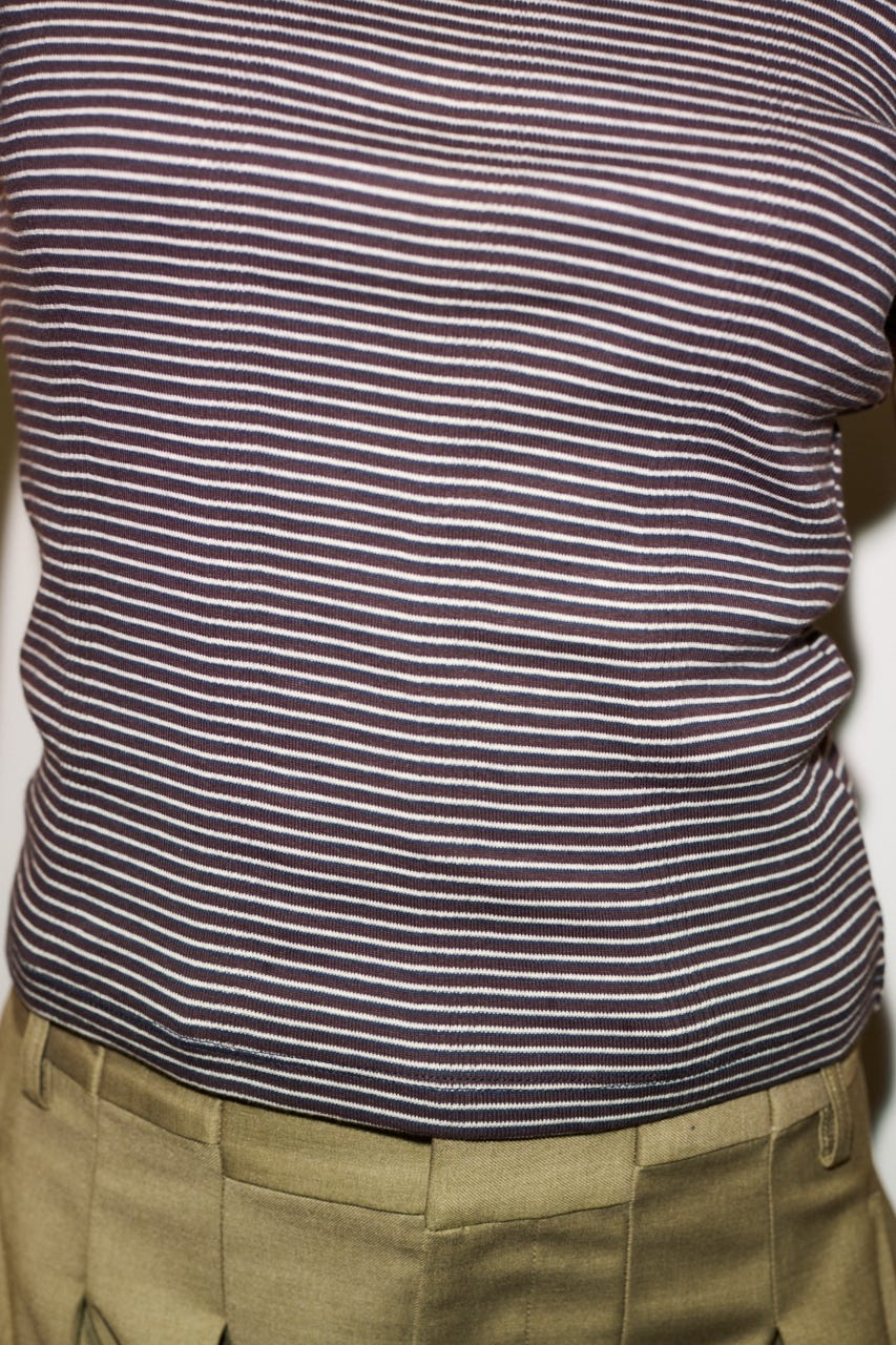 【THROW】MillerxTHROW ONESHOULDER トップス M/BRN FREE