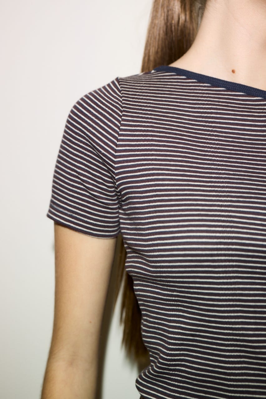 【THROW】MillerxTHROW ONESHOULDER トップス M/BRN FREE