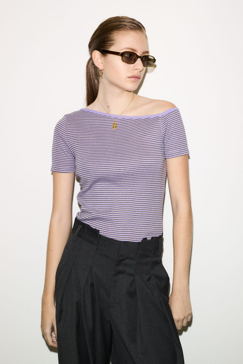 【THROW】MillerxTHROW ONESHOULDER トップス M/PUR FREE