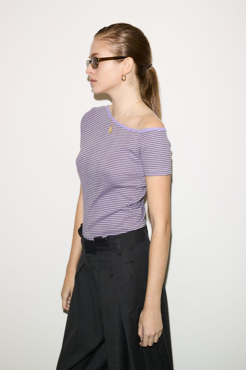 【THROW】MillerxTHROW ONESHOULDER トップス M/PUR FREE