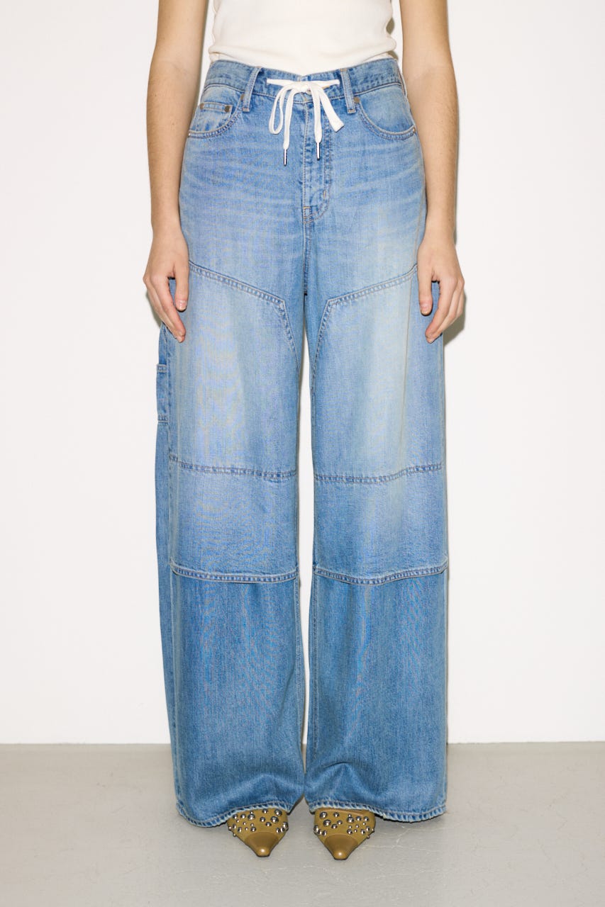 【THROW】PAINTER TENCEL WIDE PT-AB L/BLU 1