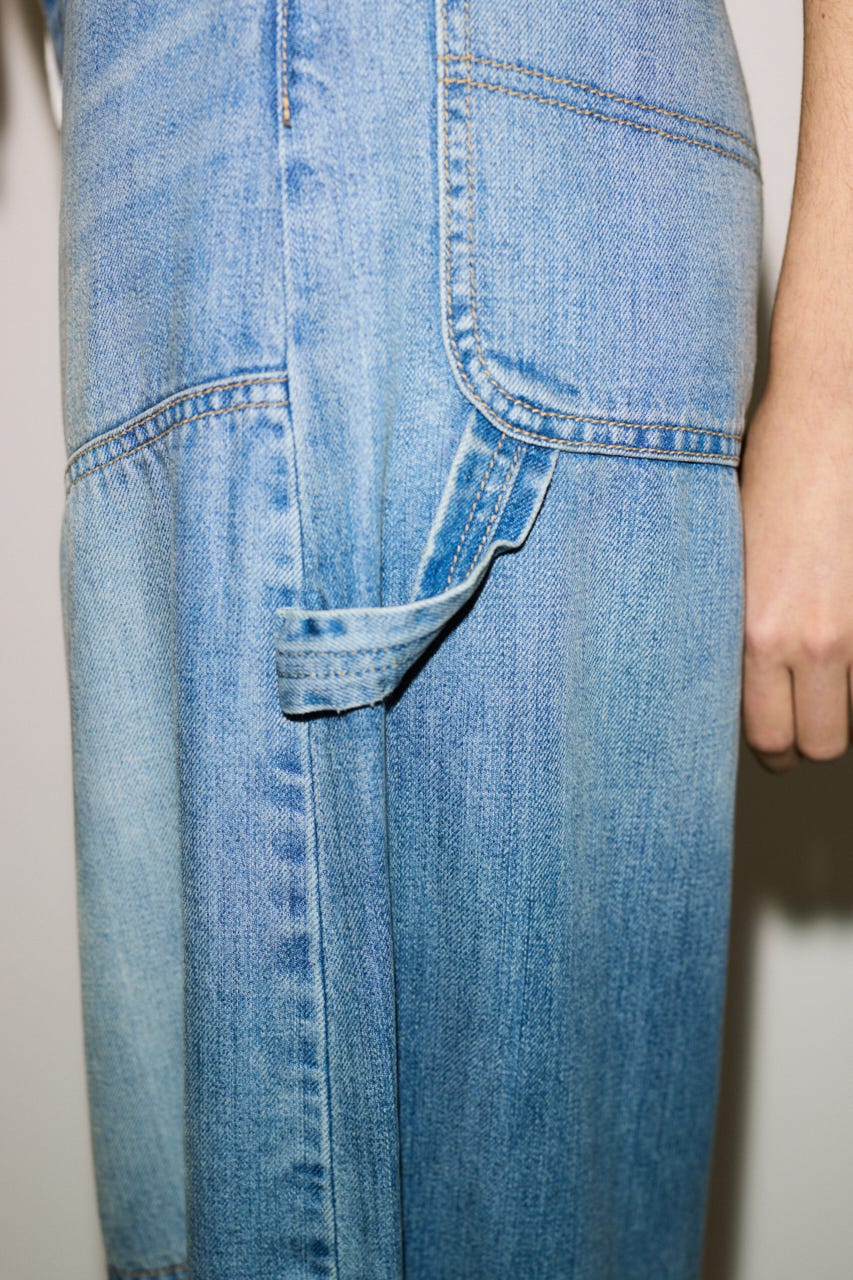 【THROW】PAINTER TENCEL WIDE PT-AB L/BLU 1