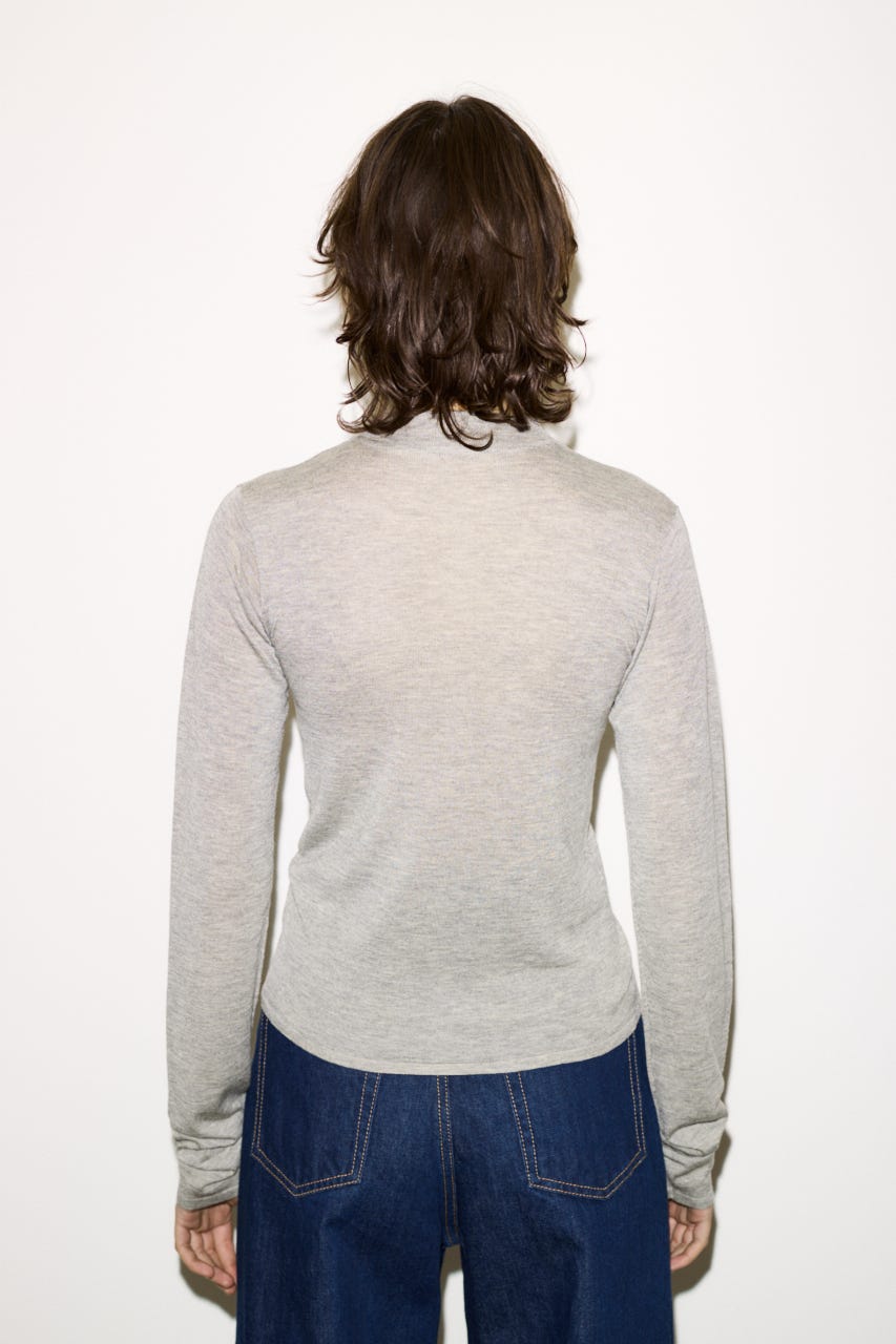 【THROW】RING BUTTONS トップス T.GRY FREE