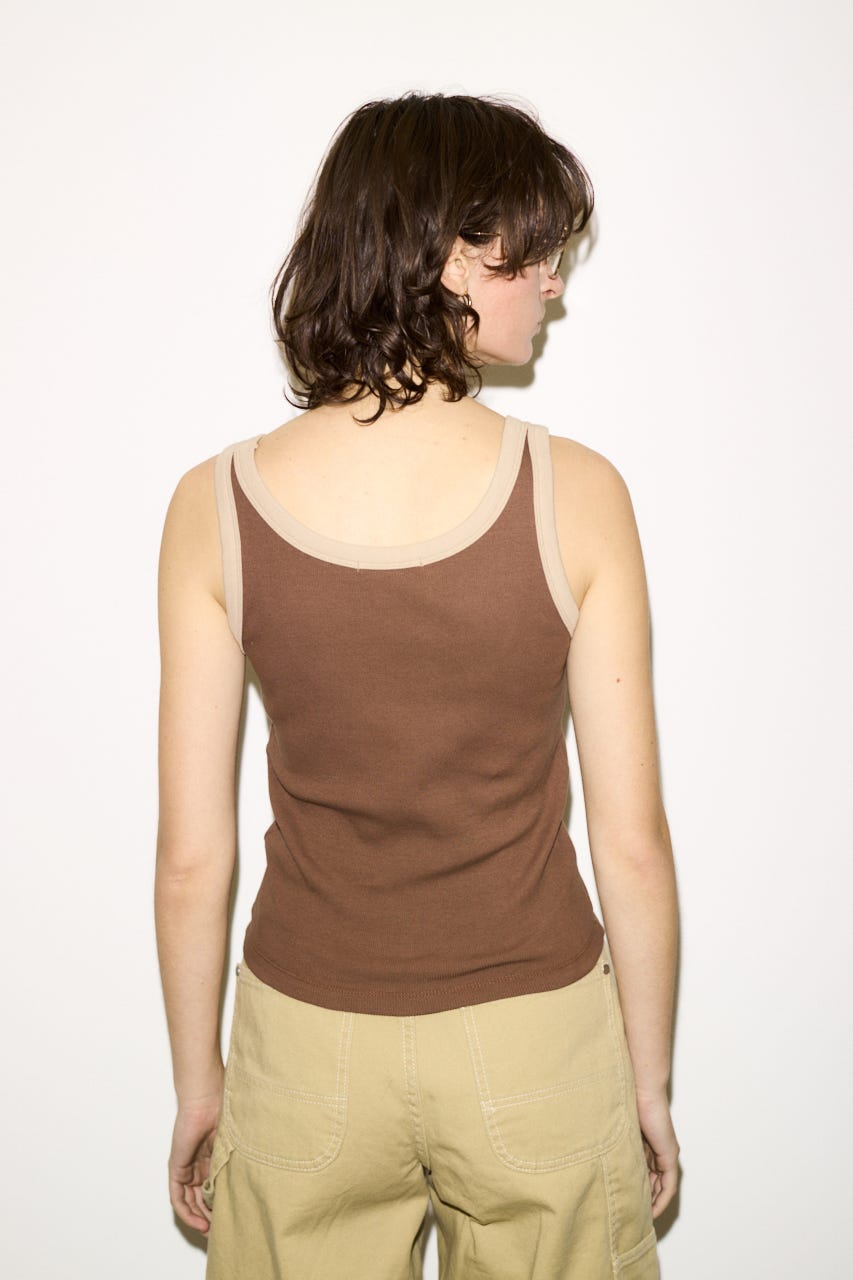 【THROW】RINGER タンクトップ BRN FREE