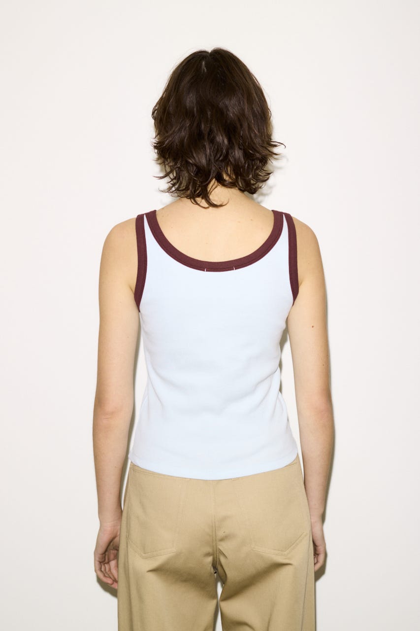 【THROW】RINGER タンクトップ L/BLU FREE