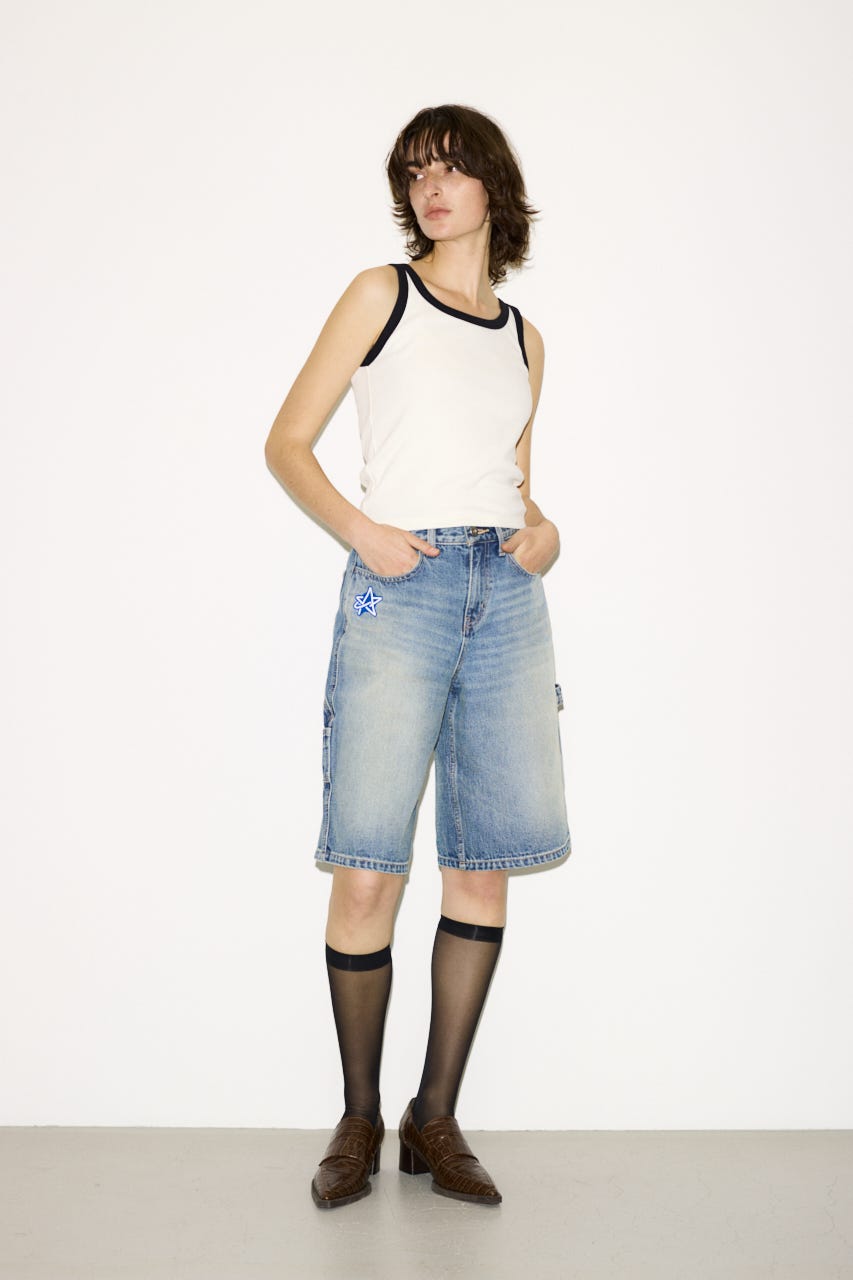 【THROW】RINGER タンクトップ O/WHT FREE