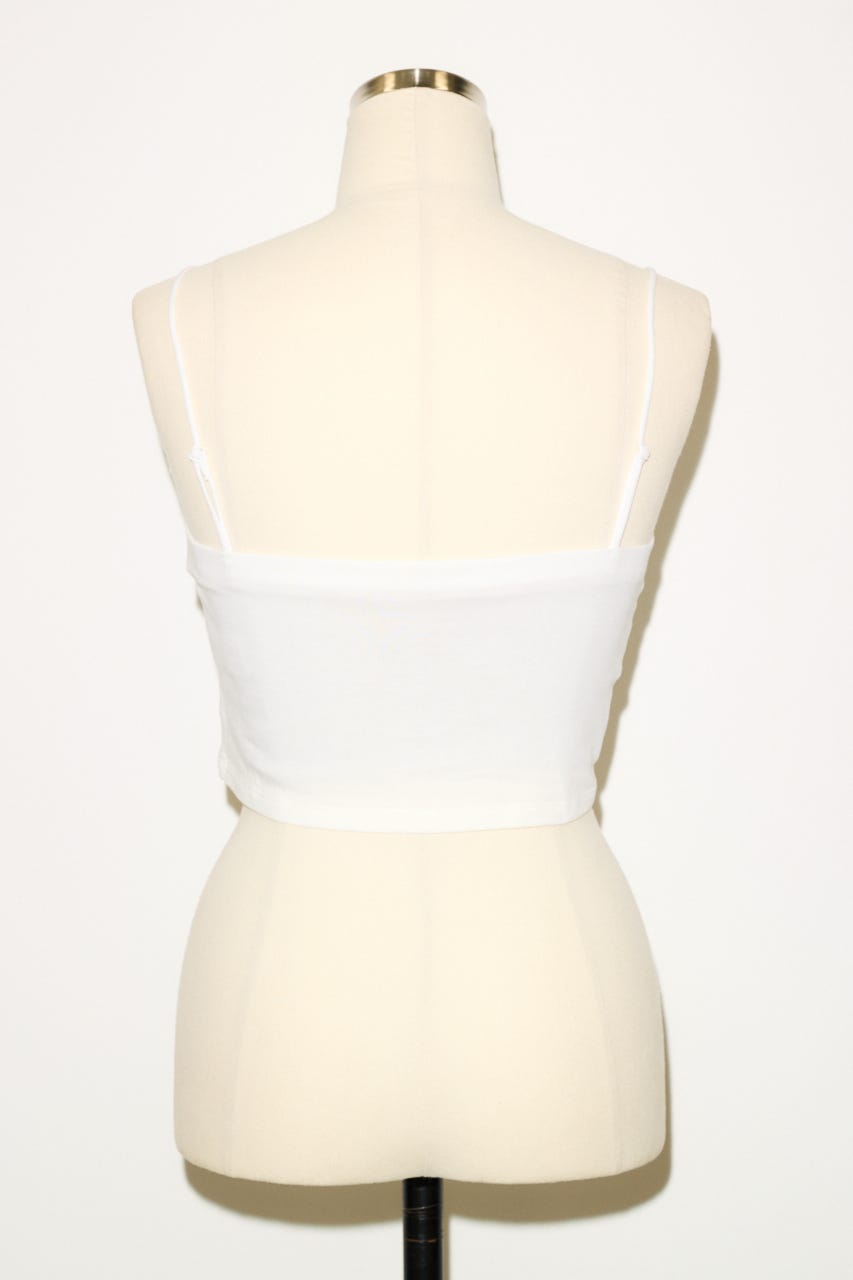 【THROW】COMFORT CUP IN キャミソール WHT 1