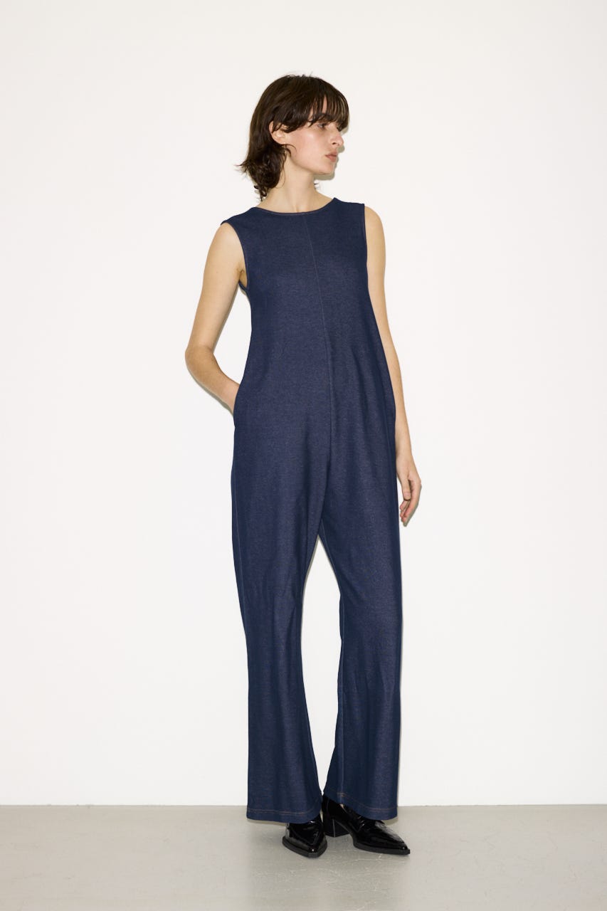 【THROW】BACK OPEN オールインワン NVY FREE