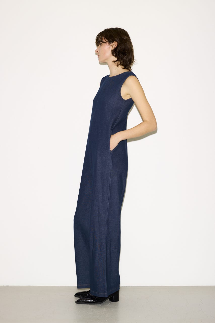 【THROW】BACK OPEN オールインワン NVY FREE