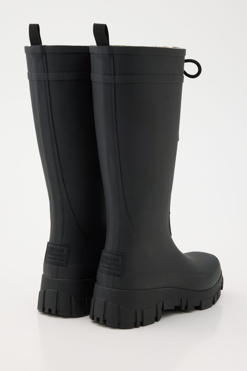 FLATFORM LACEUP RAINBOOTS_L／G BLK 23.0cm