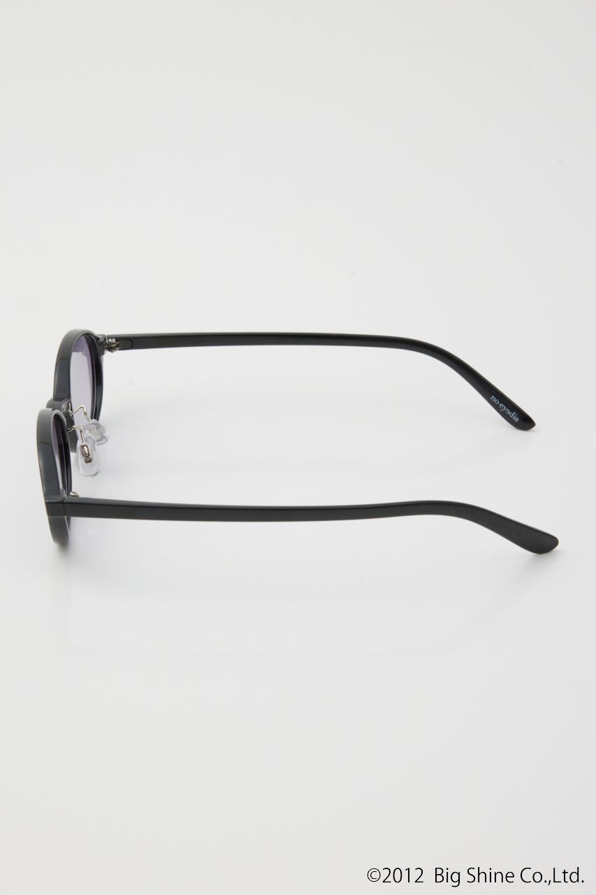【noeyedia】OVAL FRAME アイウェア BLK FREE
