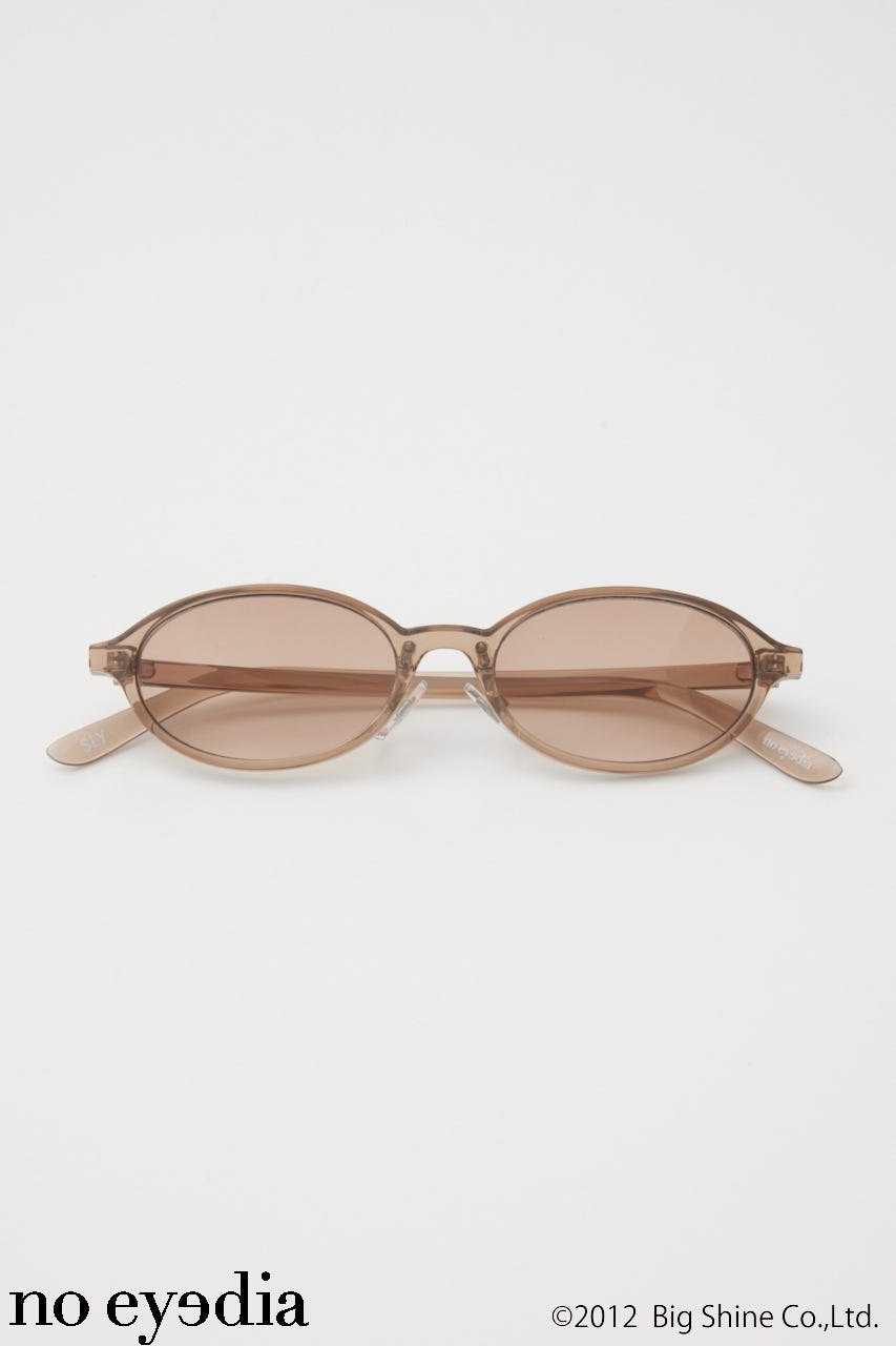 【noeyedia】OVAL FRAME アイウェア BRN FREE