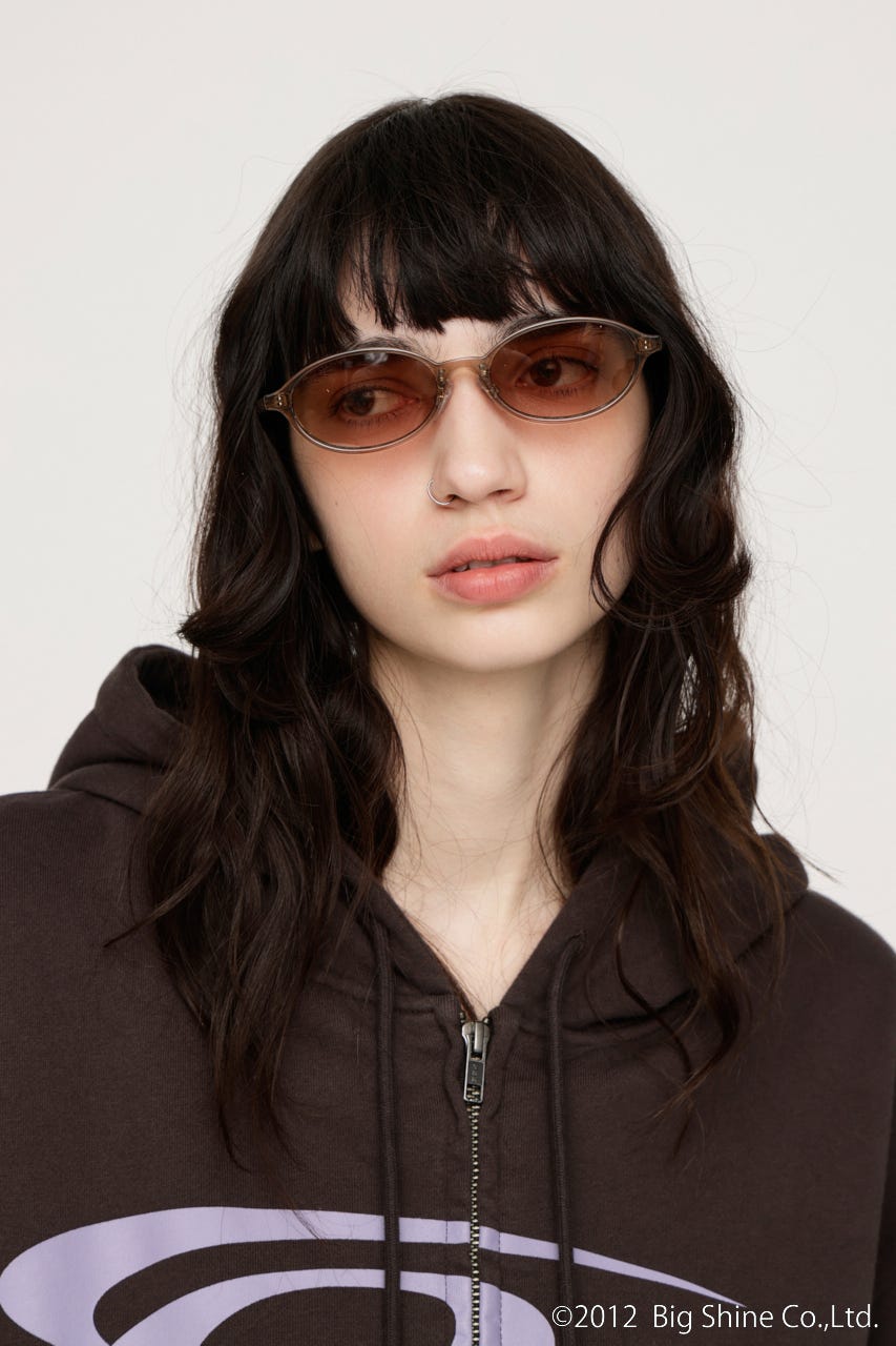 【noeyedia】OVAL FRAME アイウェア BRN FREE