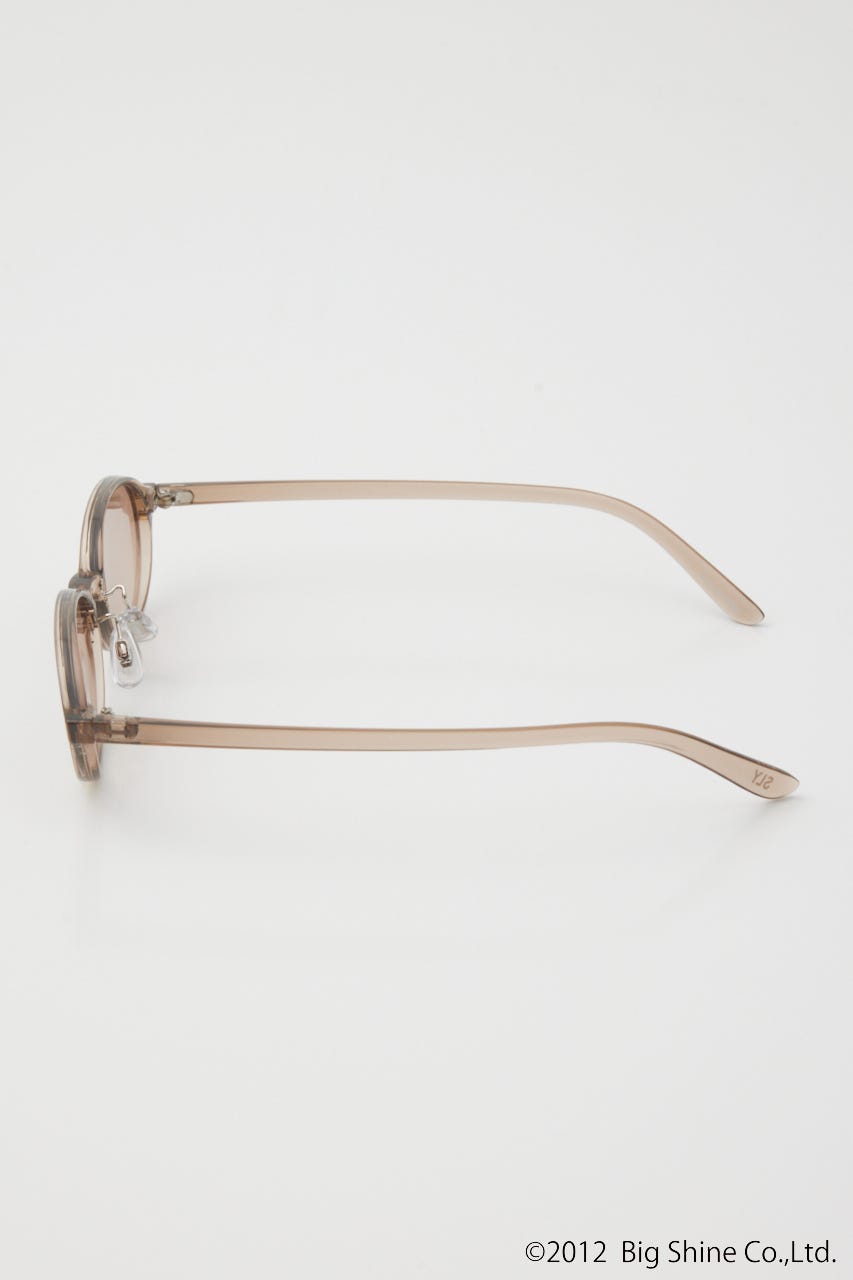 【noeyedia】OVAL FRAME アイウェア BRN FREE