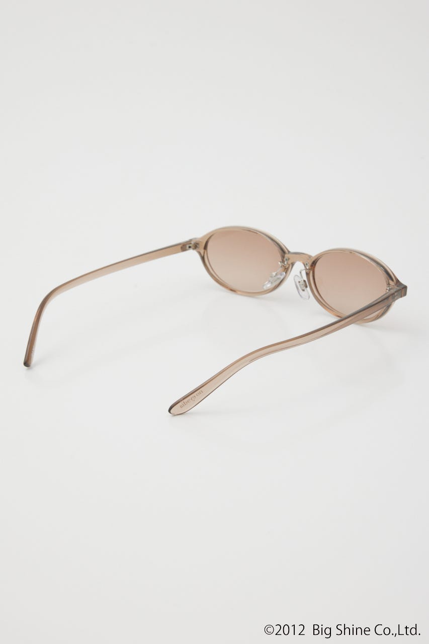 【noeyedia】OVAL FRAME アイウェア BRN FREE