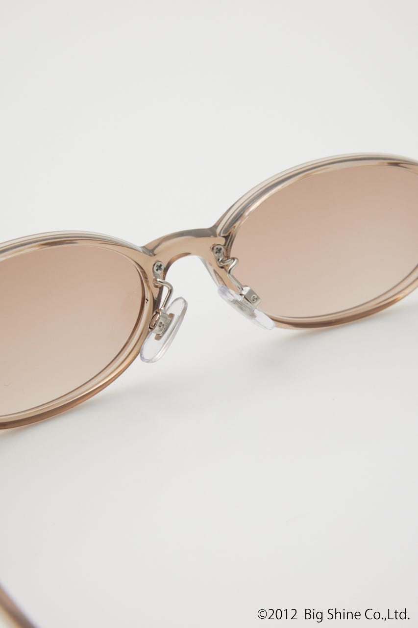 【noeyedia】OVAL FRAME アイウェア BRN FREE