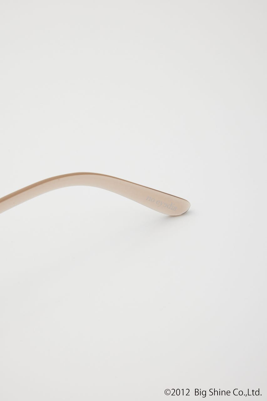 【noeyedia】OVAL FRAME アイウェア BRN FREE