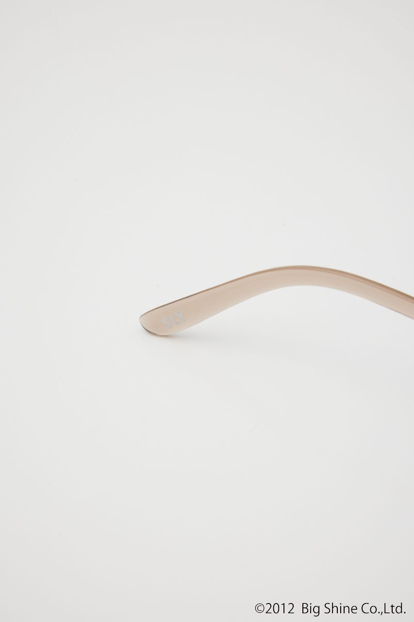 【noeyedia】OVAL FRAME アイウェア BRN FREE