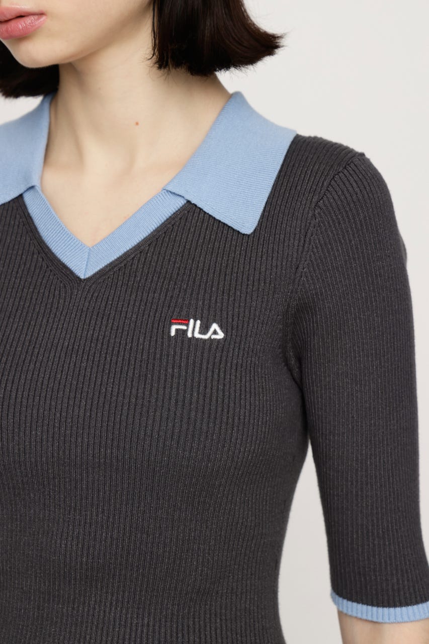 FILA x SLY BOX PLEATS ショートワンピース T.GRY 1