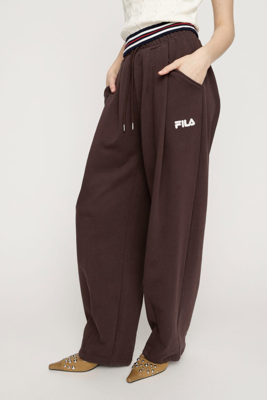 FILA x SLY BARREL LEG SW パンツ BRN FREE