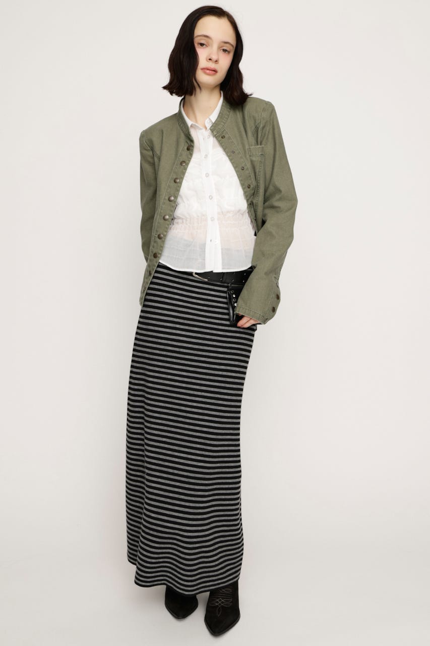 RANDOM SHIRRING トップス WHT FREE