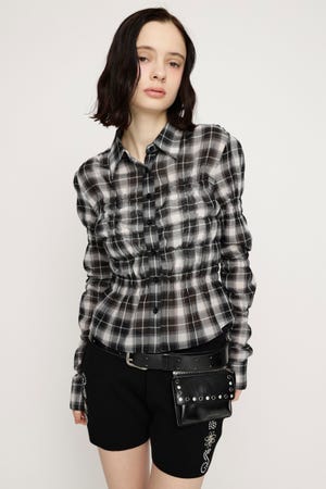 RANDOM SHIRRING トップス