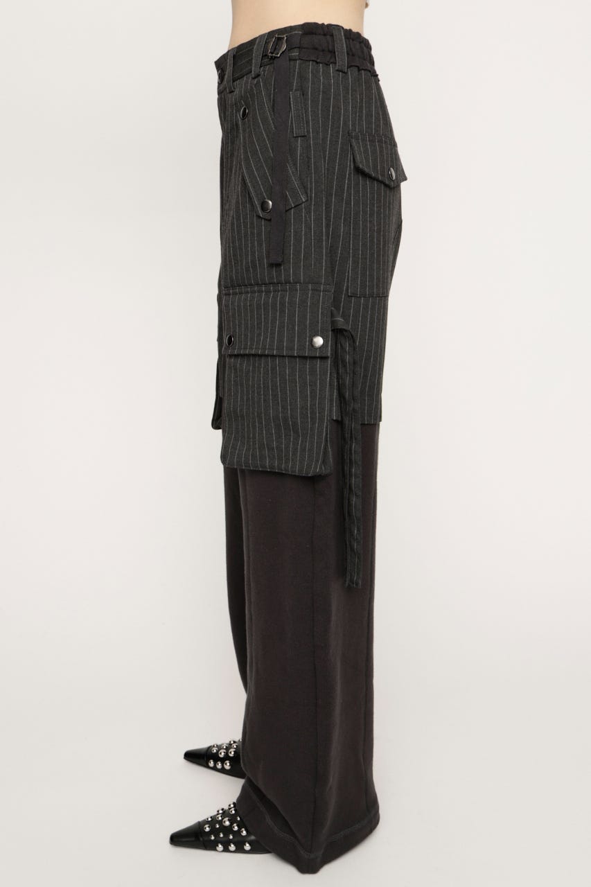 KNIT DOCKING CARGO パンツ M/GRY 1