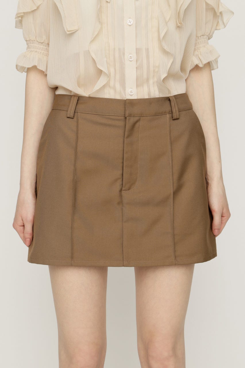 SKIRT LIKE ショートパンツ BEG 1