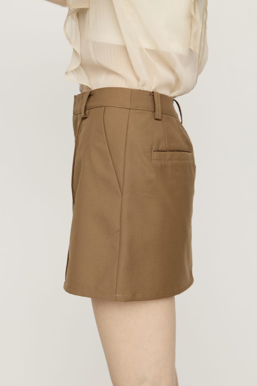 SKIRT LIKE ショートパンツ BEG 1