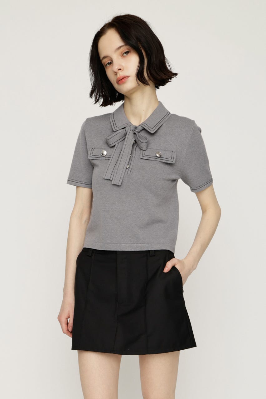 SKIRT LIKE ショートパンツ BLK 1