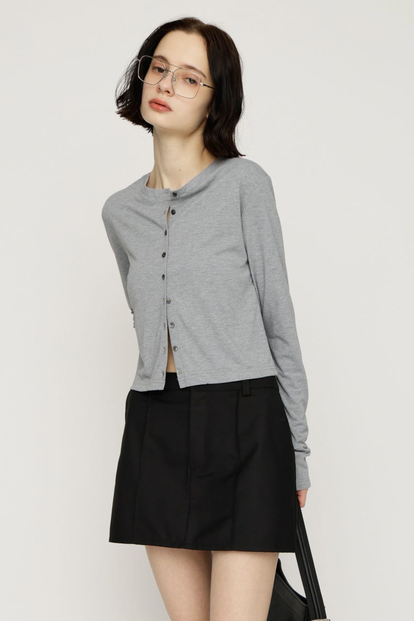 SKIRT LIKE ショートパンツ BLK 1