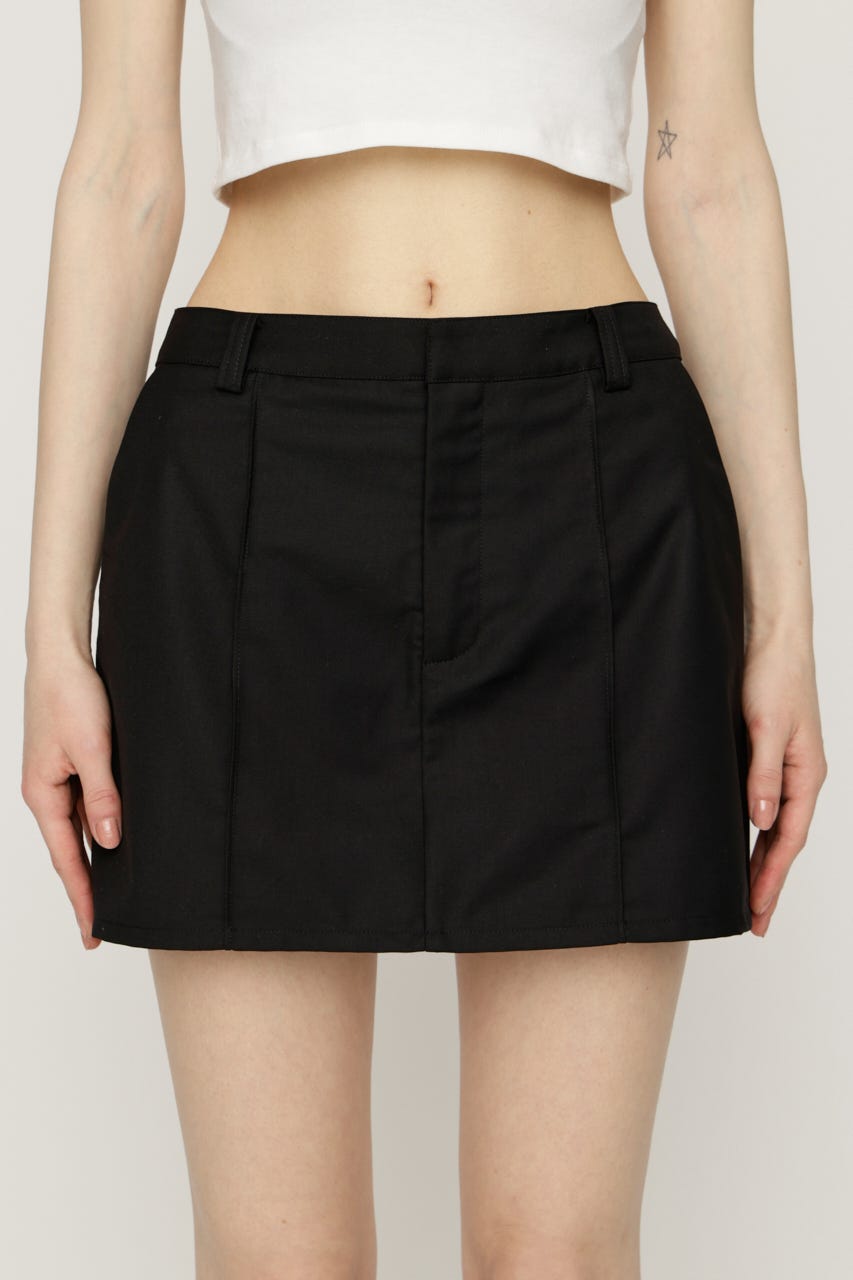 SKIRT LIKE ショートパンツ BLK 1