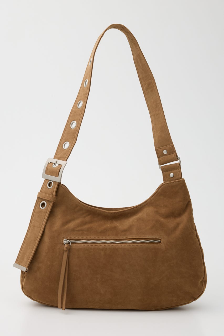 【LIMITED ITEM】EYELET DETAIL SHOULDER バッグ BEG FREE