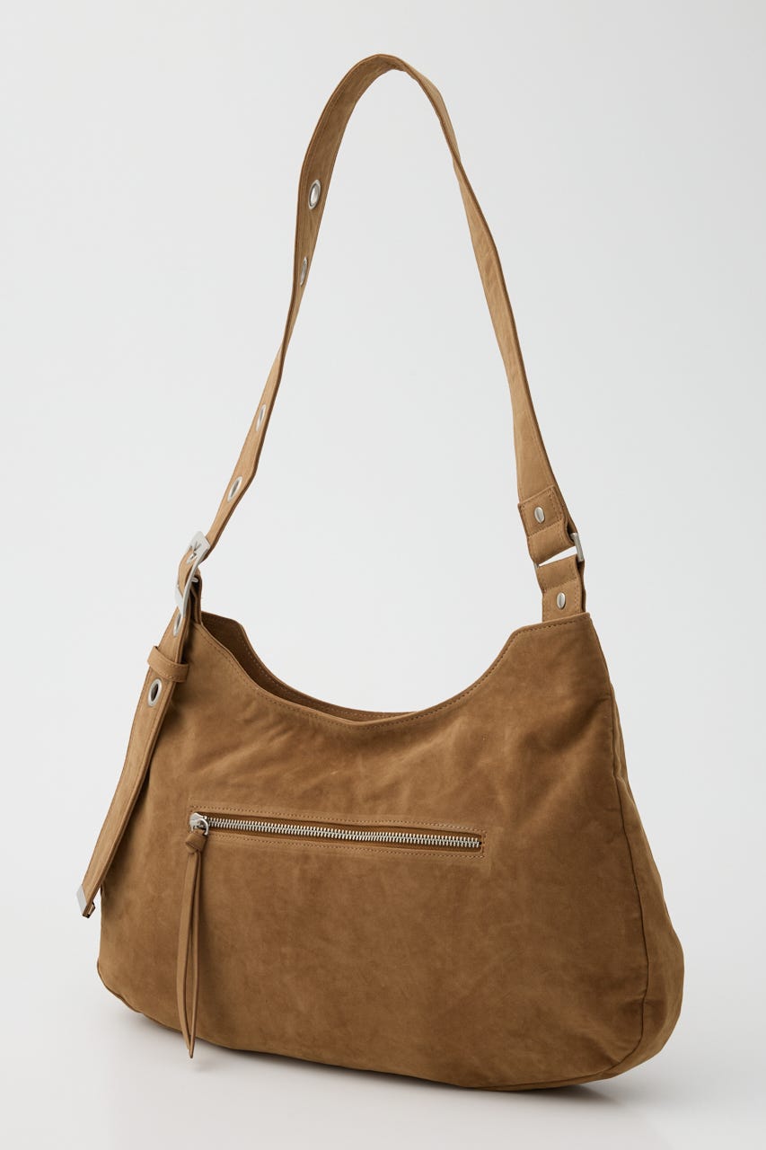 【LIMITED ITEM】EYELET DETAIL SHOULDER バッグ BEG FREE