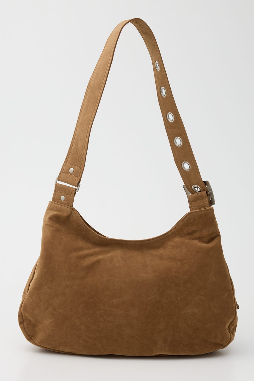 【LIMITED ITEM】EYELET DETAIL SHOULDER バッグ BEG FREE