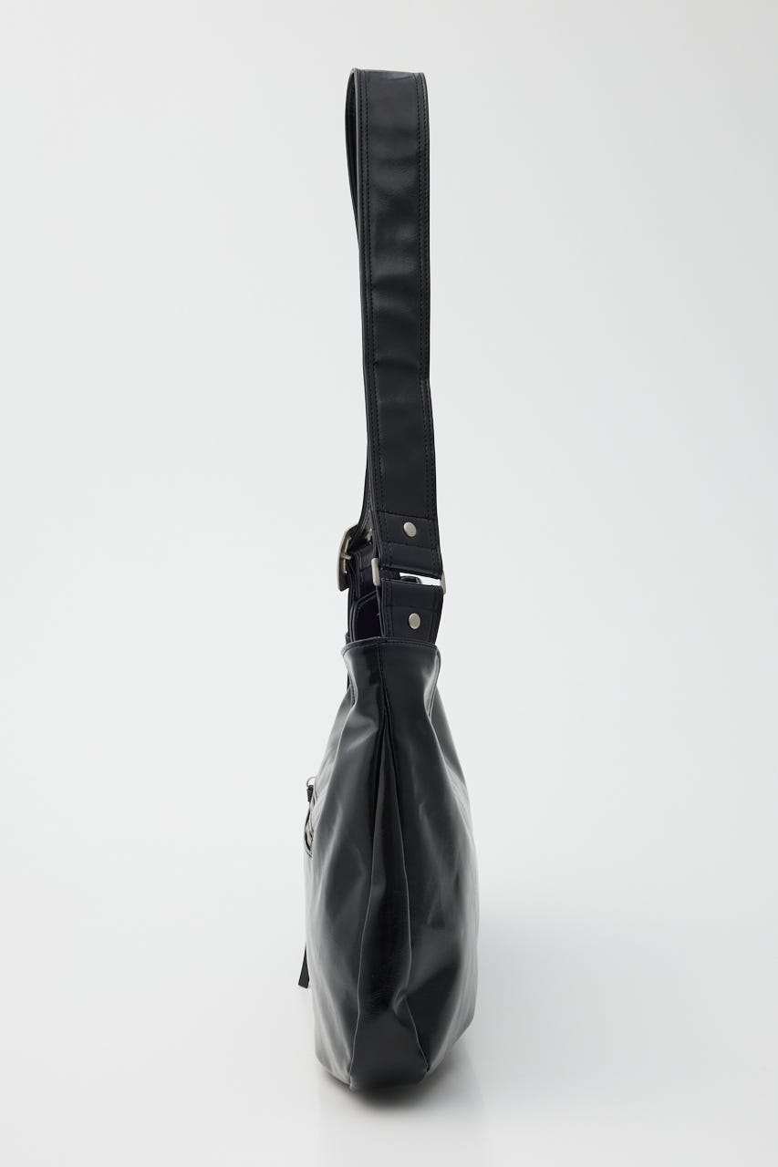 【LIMITED ITEM】EYELET DETAIL SHOULDER バッグ BLK FREE