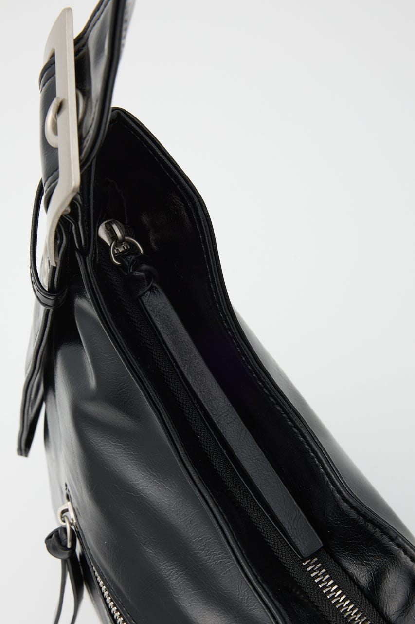 【LIMITED ITEM】EYELET DETAIL SHOULDER バッグ BLK FREE