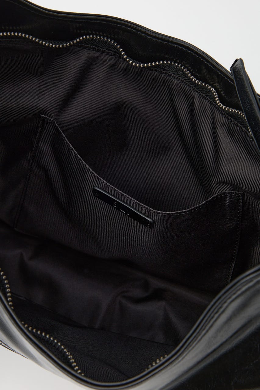 【LIMITED ITEM】EYELET DETAIL SHOULDER バッグ BLK FREE