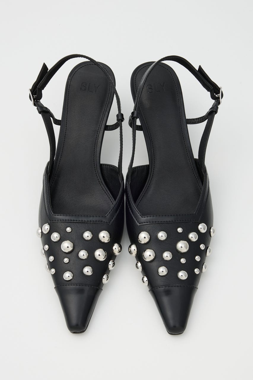 RANDOM STUDS ミュール BLK L