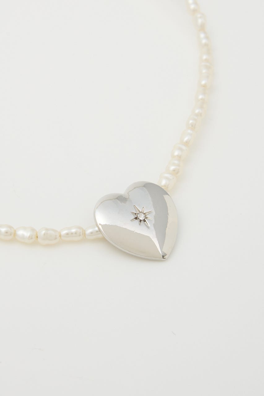 HEART MOTIF チョーカー WHT FREE