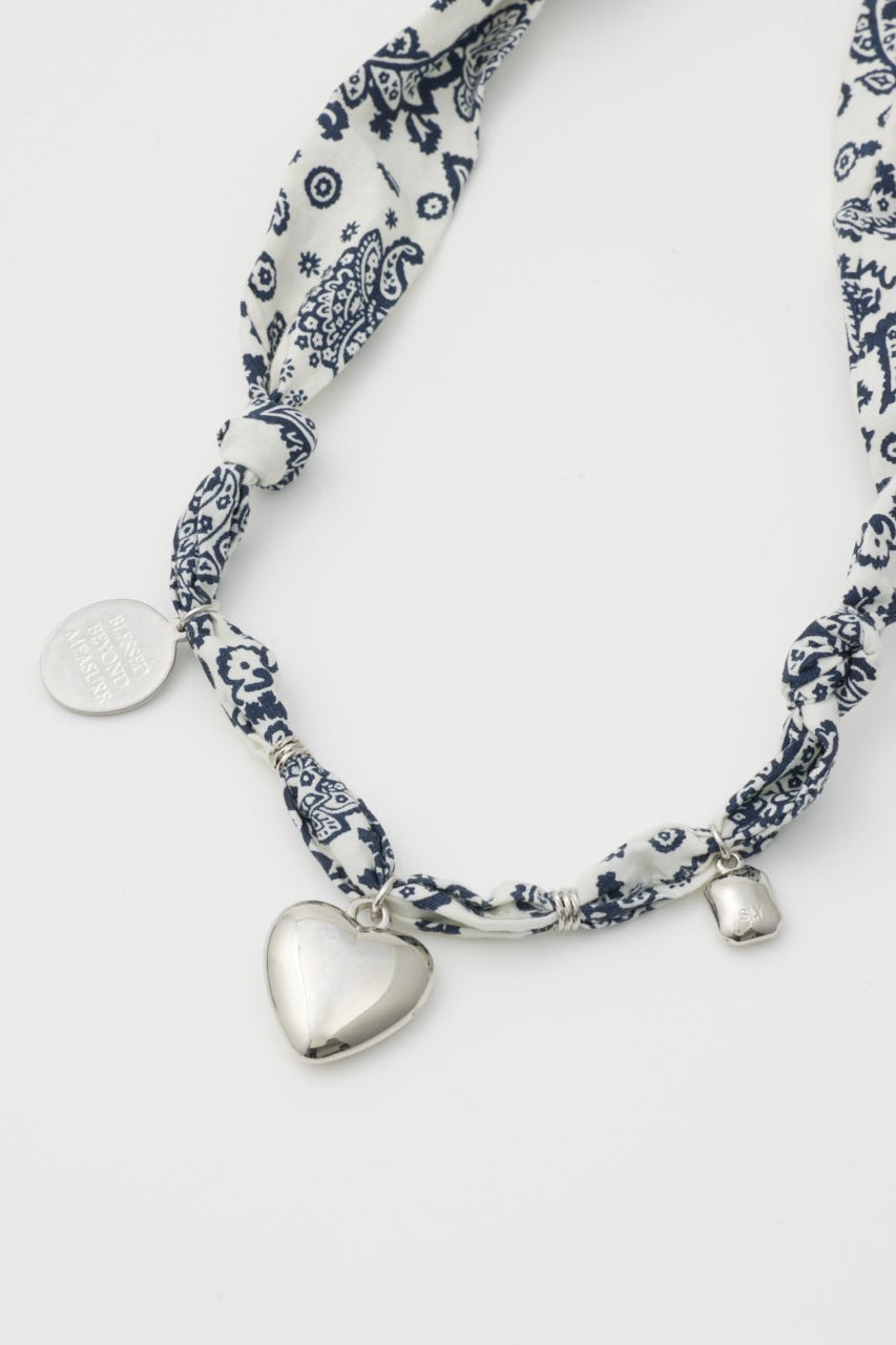 SCARF CHARM ネックレス SLV FREE