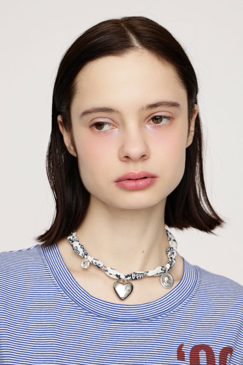 SCARF CHARM ネックレス SLV FREE