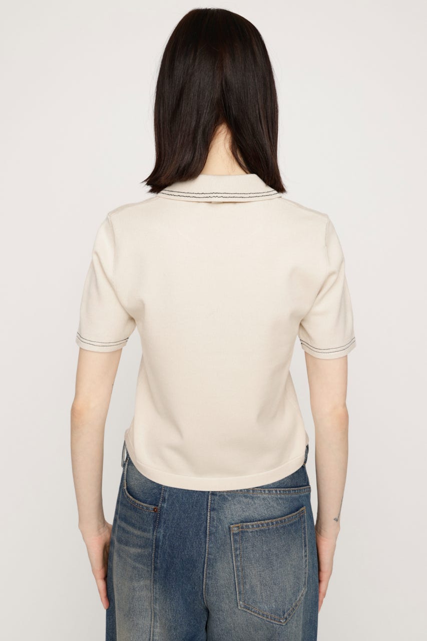 STICH COMPACT KNIT トップス IVOY FREE