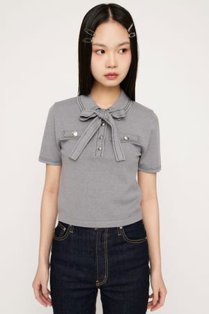 STICH COMPACT KNIT トップス