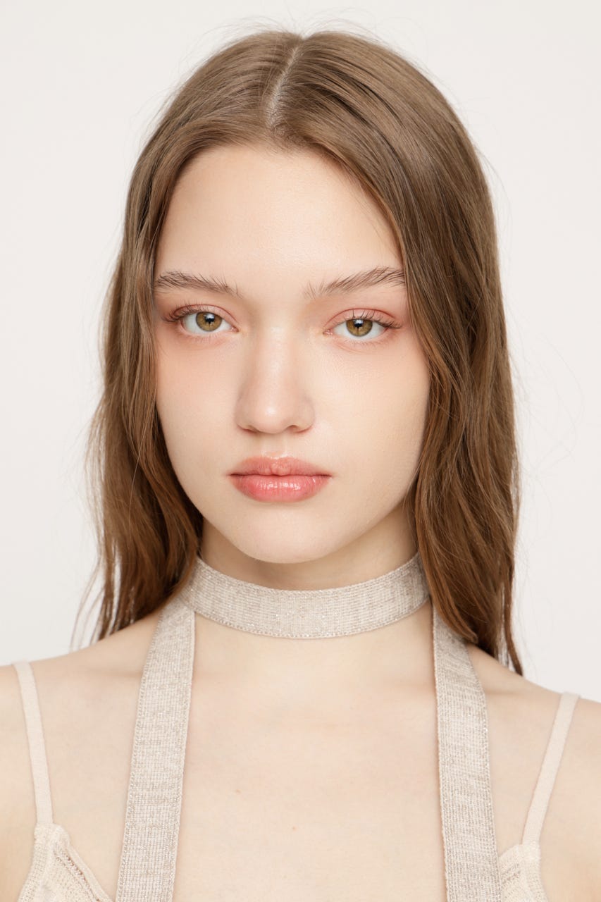 KNIT FRILL CAMI トップス IVOY FREE