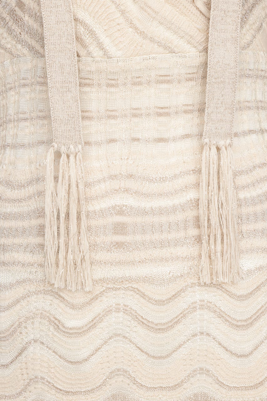 KNIT FRILL CAMI トップス IVOY FREE